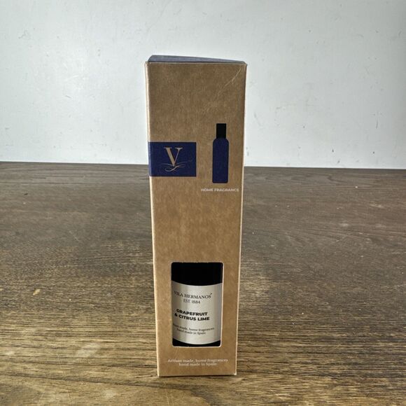 Vila Hermanos Grapefruit & Citrus Lime Room Spray 100 ml 3.38 oz Cobalt Blue - Picture 1 of 5